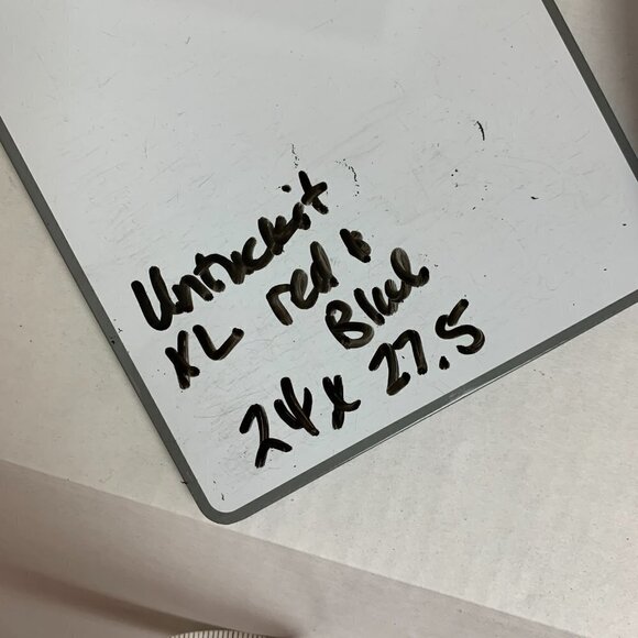 Untuckit Daumus Red & Blue Flannel Long Sleeve Button Down Shirt XL - Picture 8 of 8